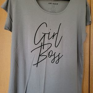 Love Monday "Girl Boss" grey t-shirt